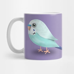 Cute illustration af a budgie Mug